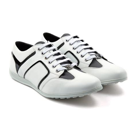 versace tennis shoes white